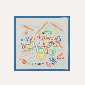 Michael McGregor for Drake's The Port Print Silk Bandana