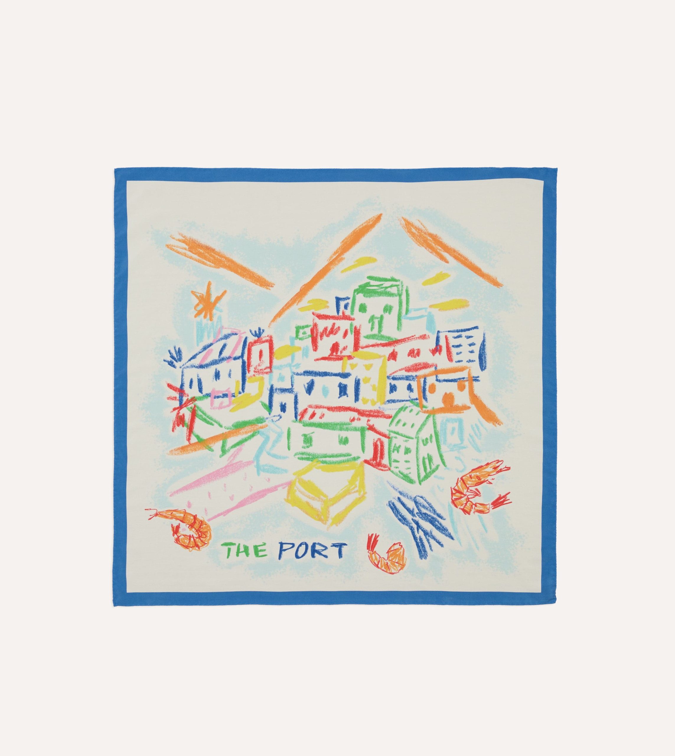 Michael McGregor for Drake's The Port Print Silk Bandana