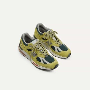 New Balance 'Grape Sorbet' Beechnut Made in UK 991v2 Trainers