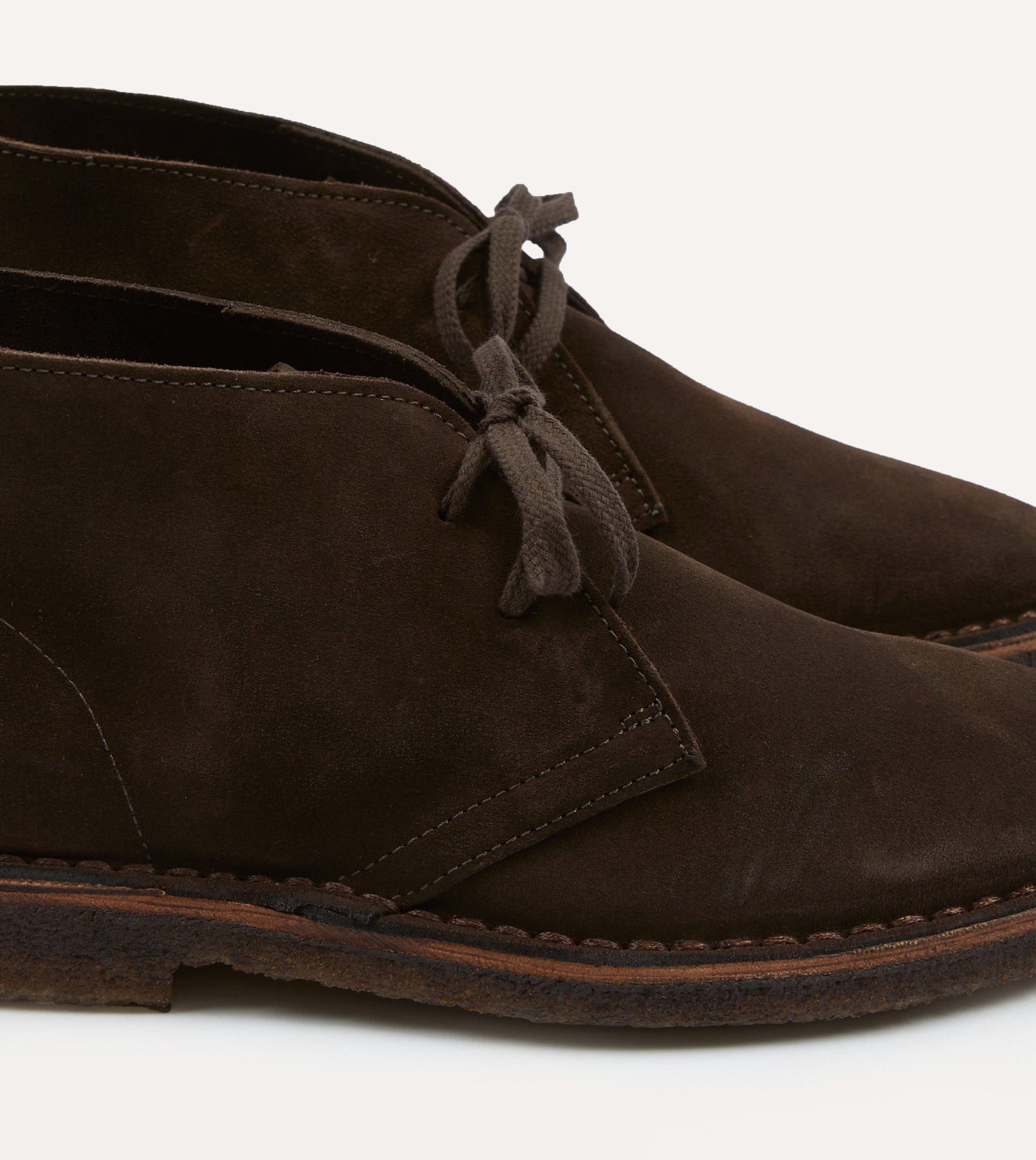 Clifford Desert Boot Dark Brown Suede - Image 3