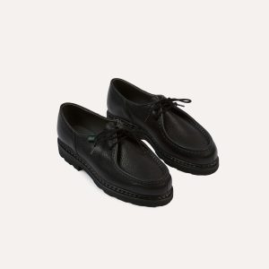 Paraboot Michael Noir Deer Leather Derby Shoe