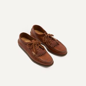 Yuketen Cognac Italian Blucher with Camp Sole