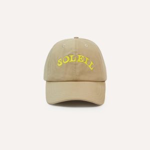 Ecru Soleil Cotton Twill Baseball Cap