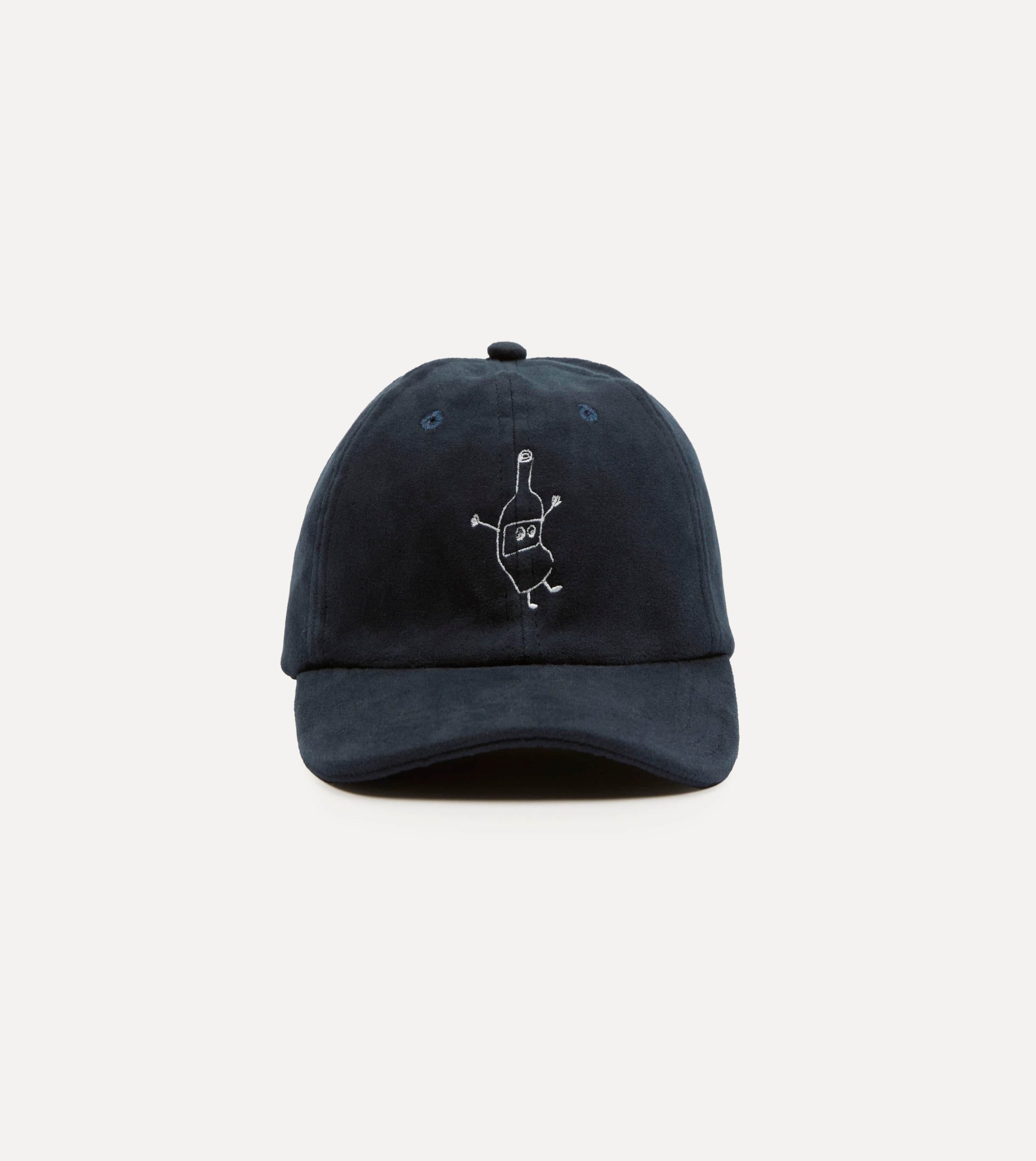 Kennedy by Drake's Navy Moleskin Baseball Cap
