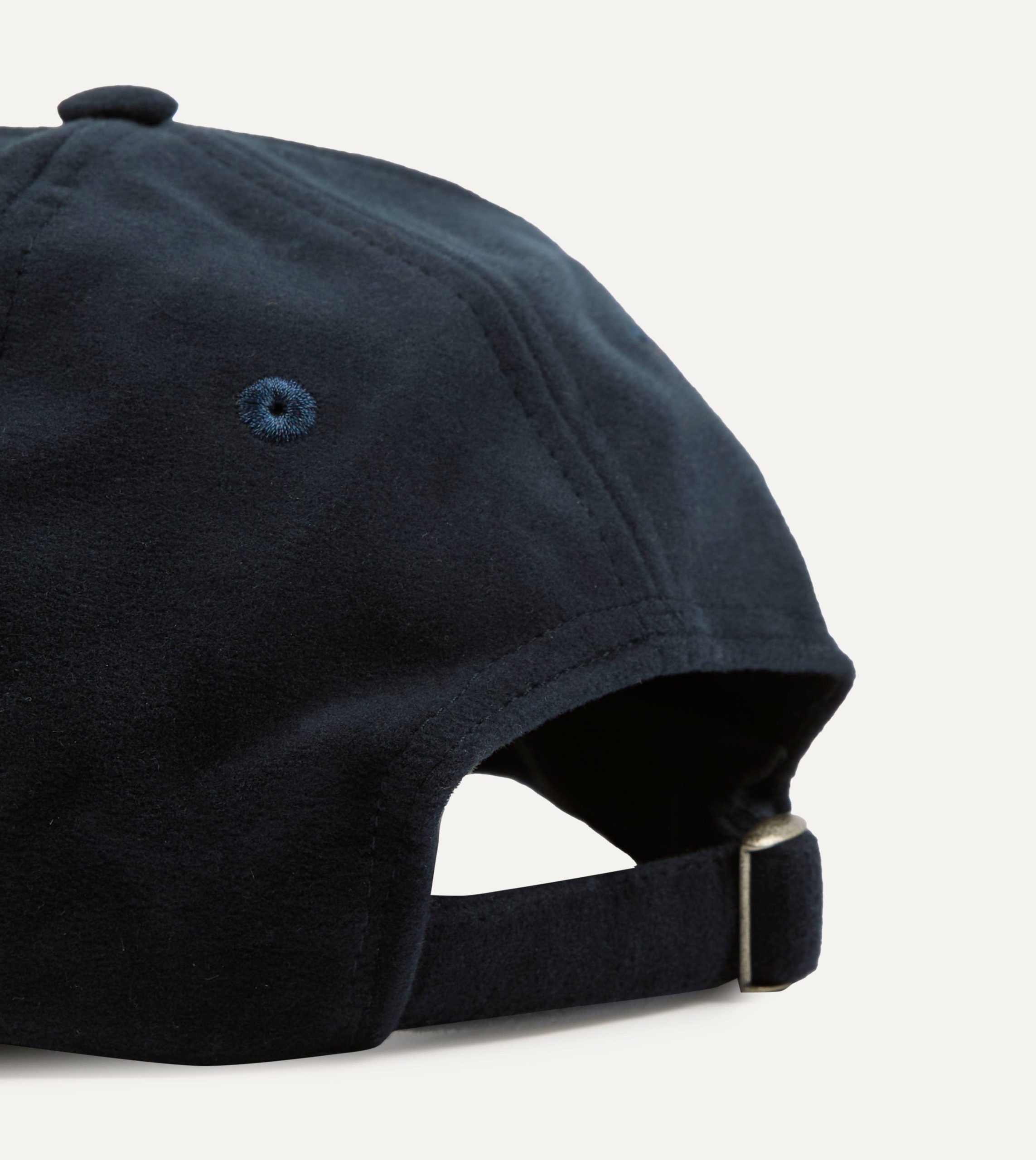 Kennedy by Drake's Navy Moleskin Baseball Cap - Image 2