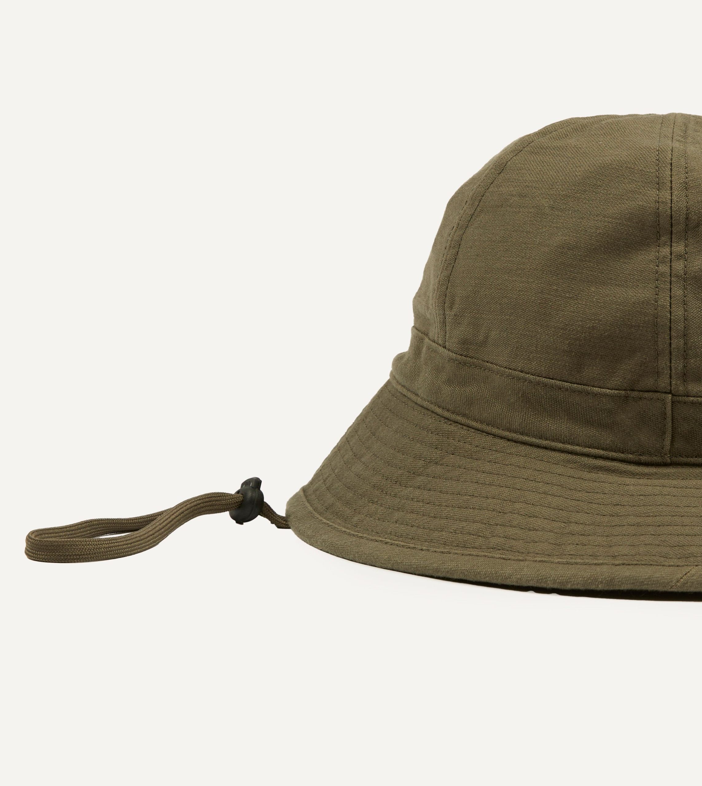 Câbleami Olive Baker Back Satin Cotton Metro Hat - Image 2