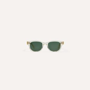 Drake's by Ransome Champagne Rectangle Frame Sunglasses