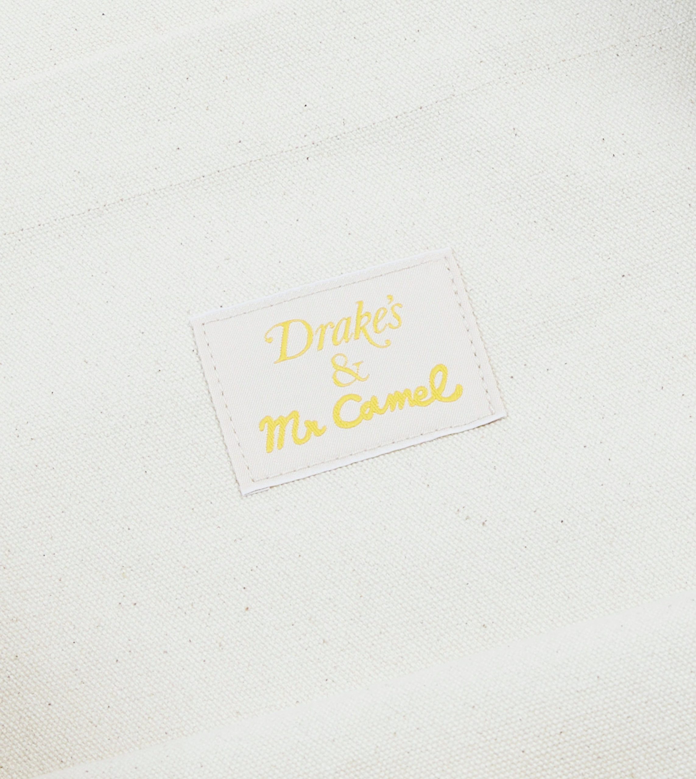 Drake's & Mr Camel Ecru Tote Bag - Image 5