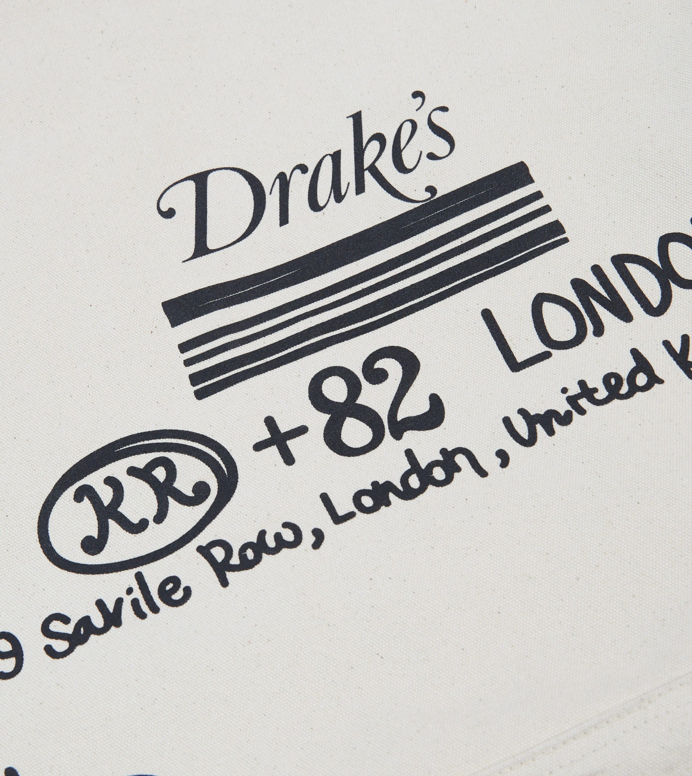 Drake's & Mr Camel Ecru Tote Bag - Image 2