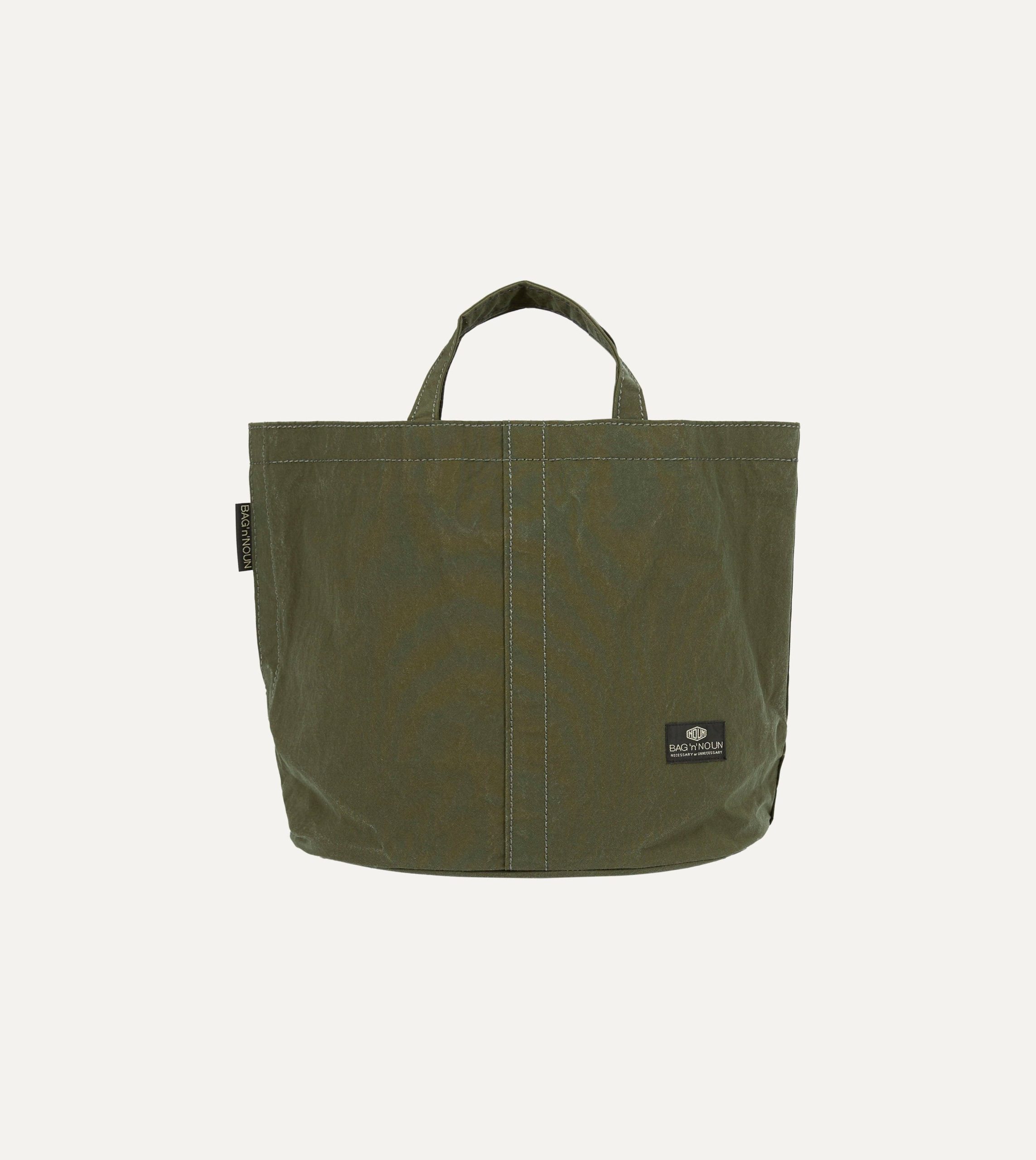 Bag'n'Noun Olive Nylon Market Tote Bag
