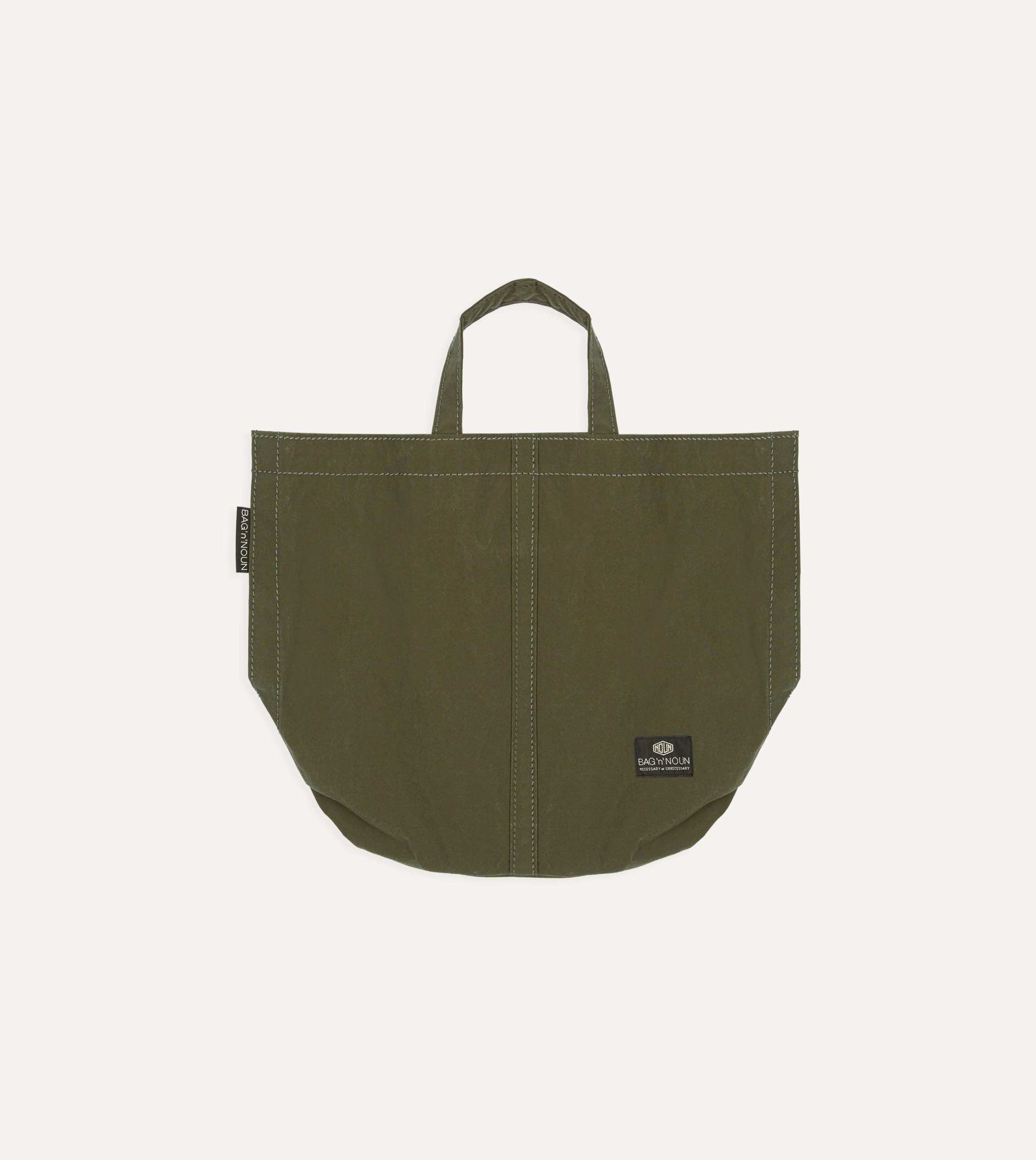 Bag'n'Noun Olive Nylon Market Tote Bag - Image 3
