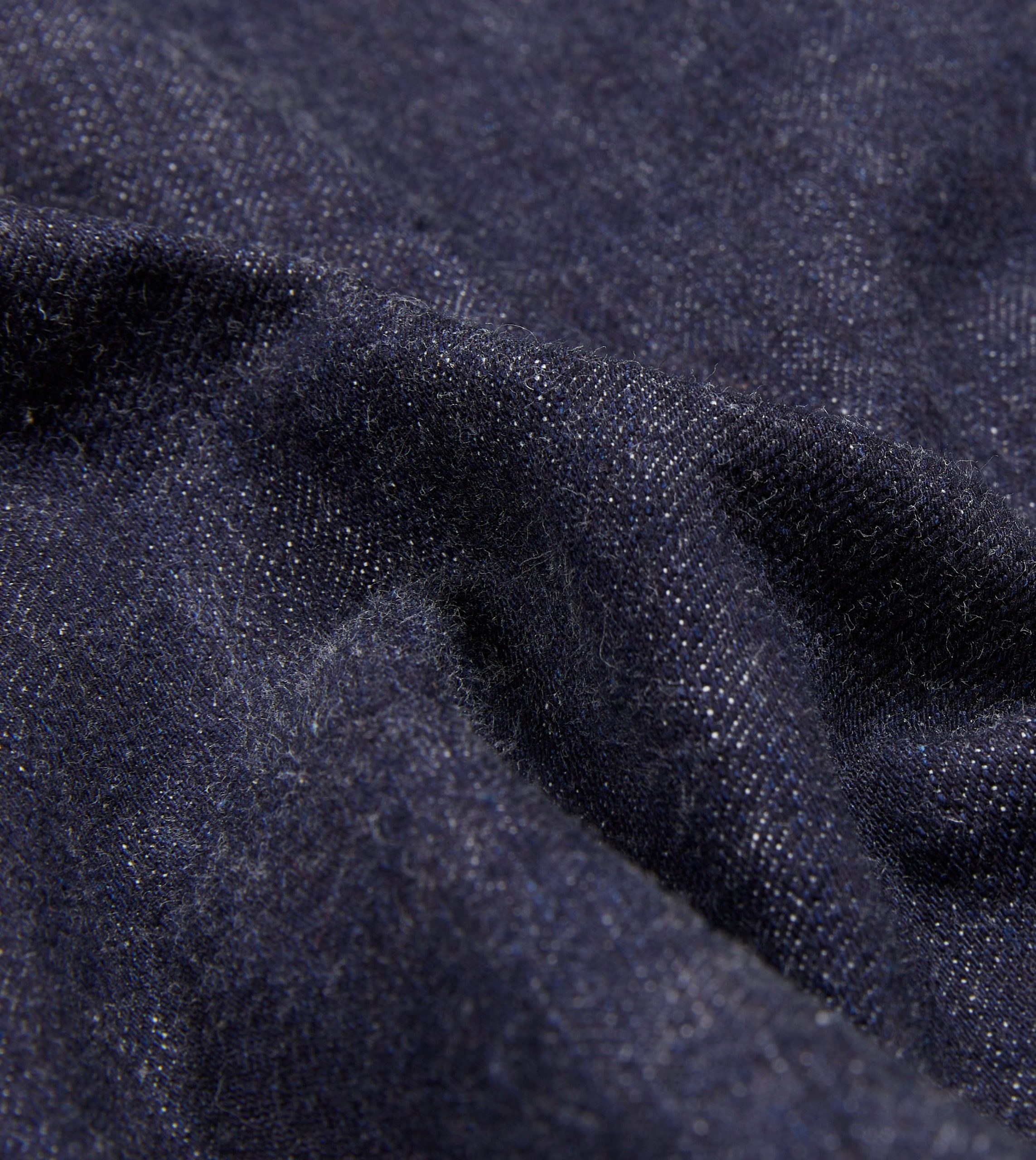 Indigo Rinse Denim Five-Pocket Chore Jacket - Image 2