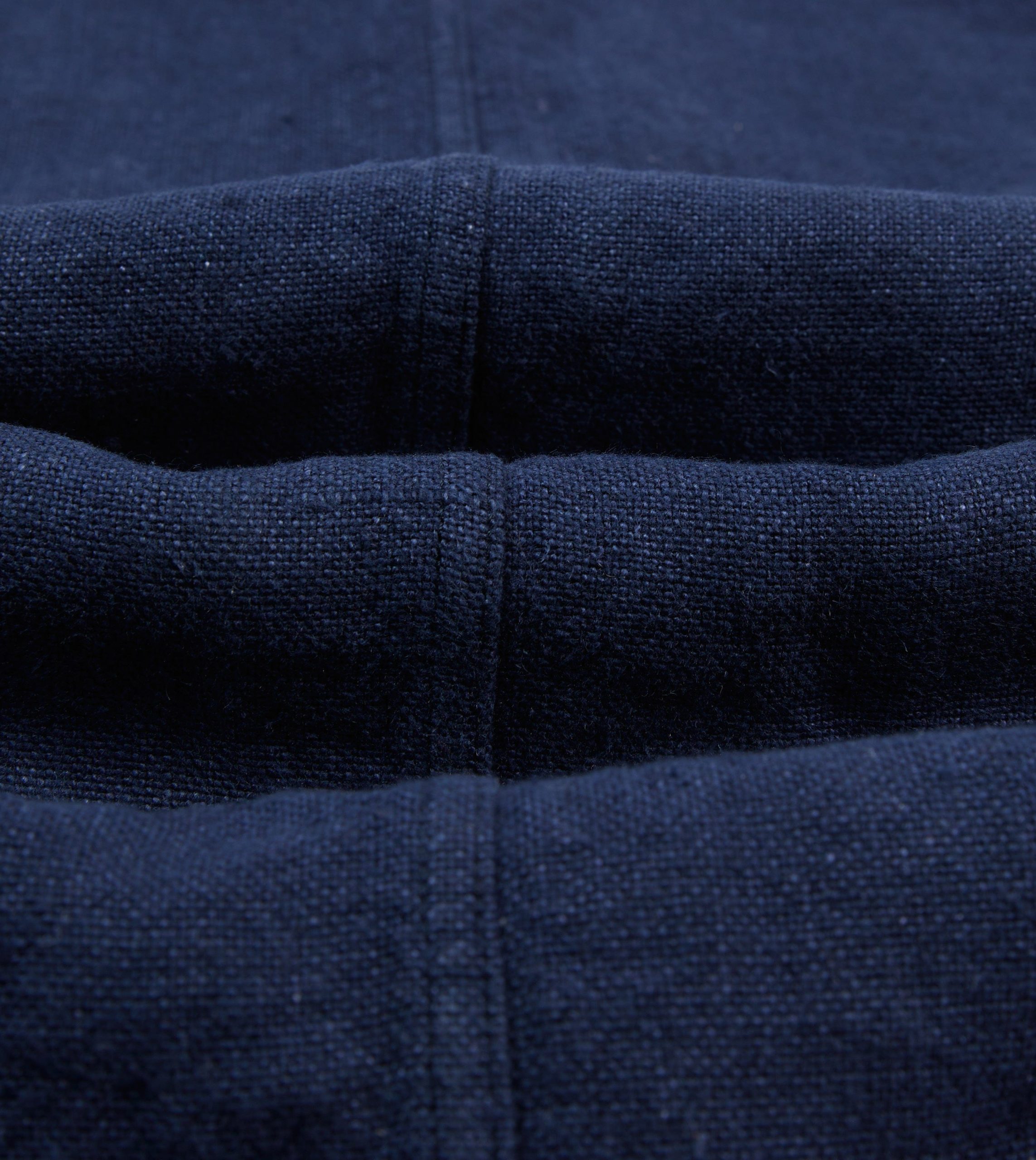 Navy Linen Five-Pocket Chore Jacket - Image 2