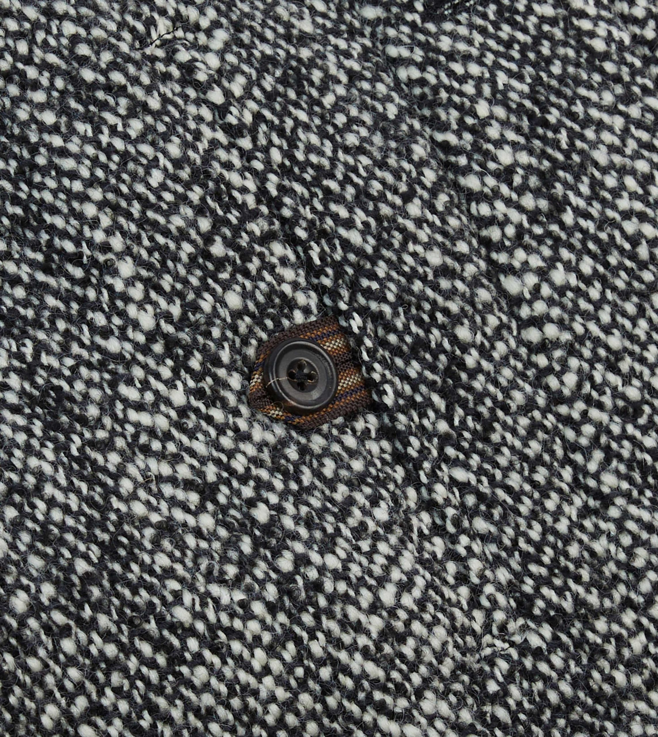 Salt and Pepper Wool Raglan Coat - Image 7