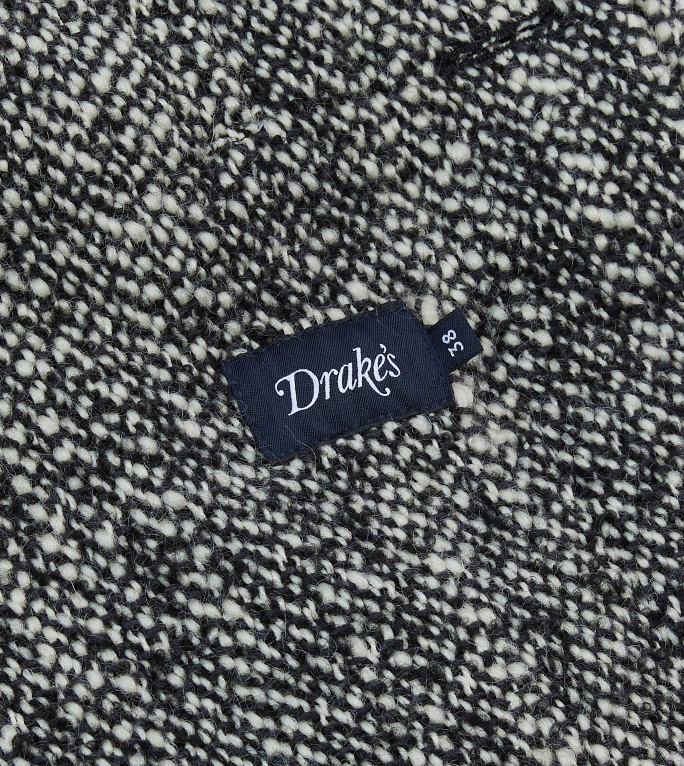 Salt and Pepper Wool Raglan Coat - Image 8