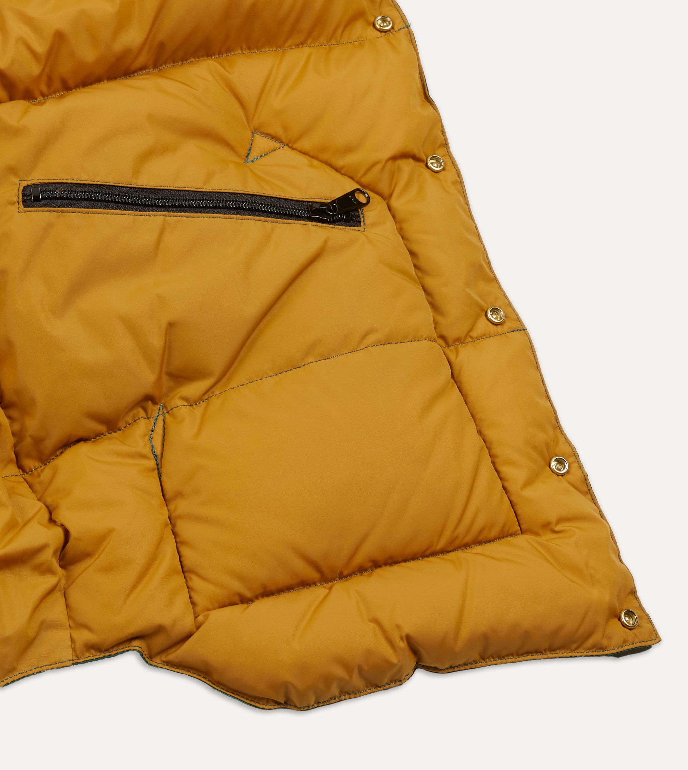 Rocky Mountain Featherbed for Drake's Green Nylon Leather Christy Down Vest - Image 6