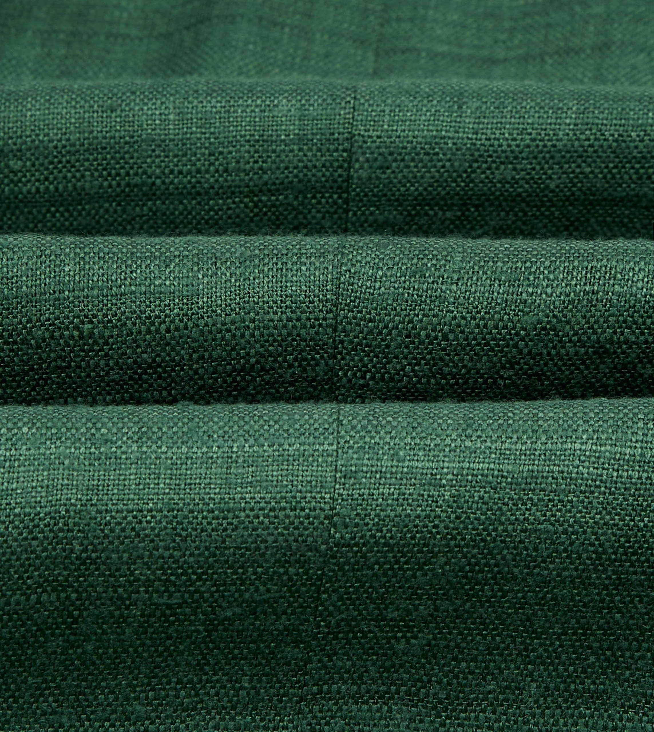 Green Tussah Silk Double-Breasted Evening Jacket - Image 2
