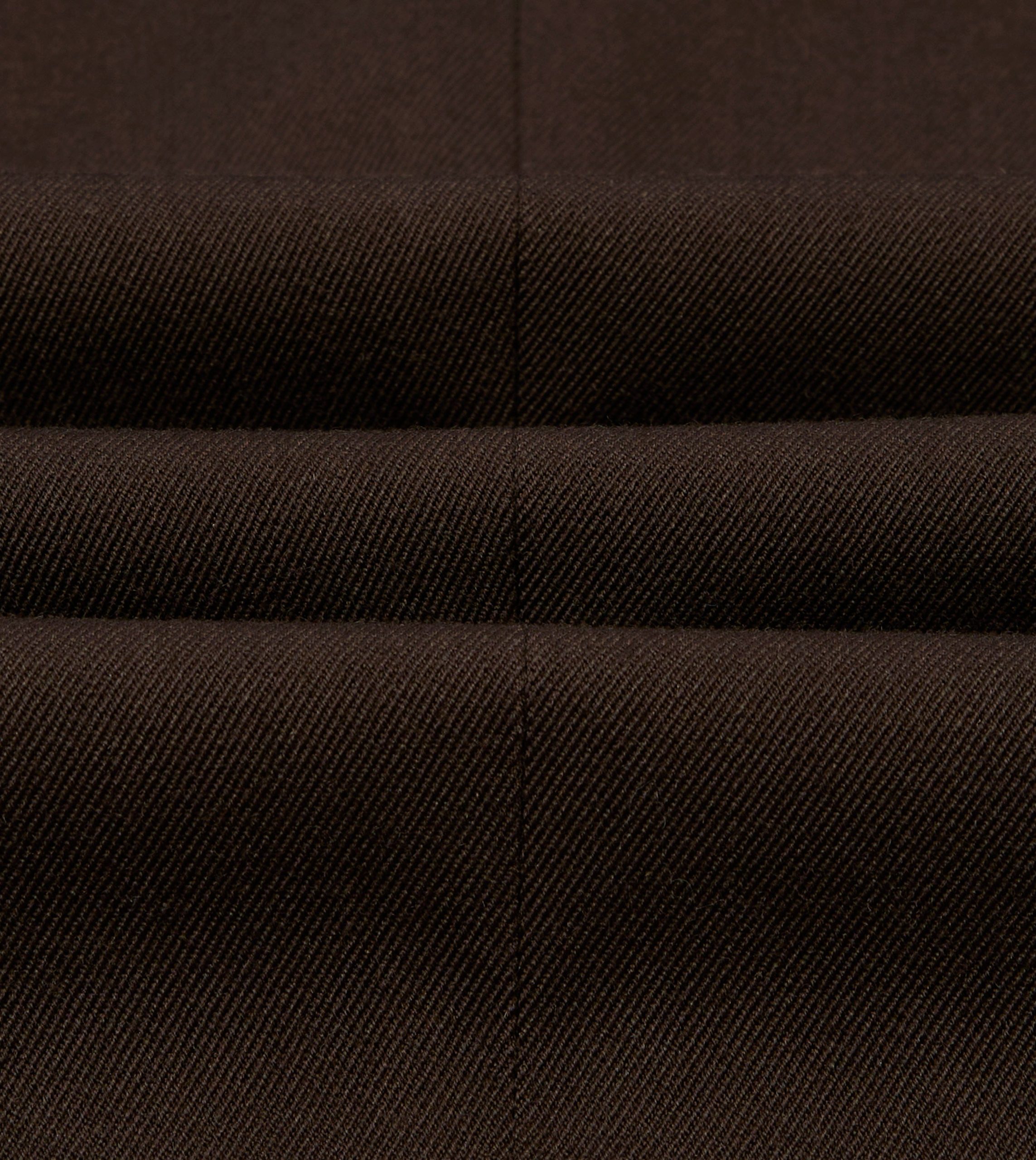 Brown Wool-Cotton Tailored Jacket - Image 2