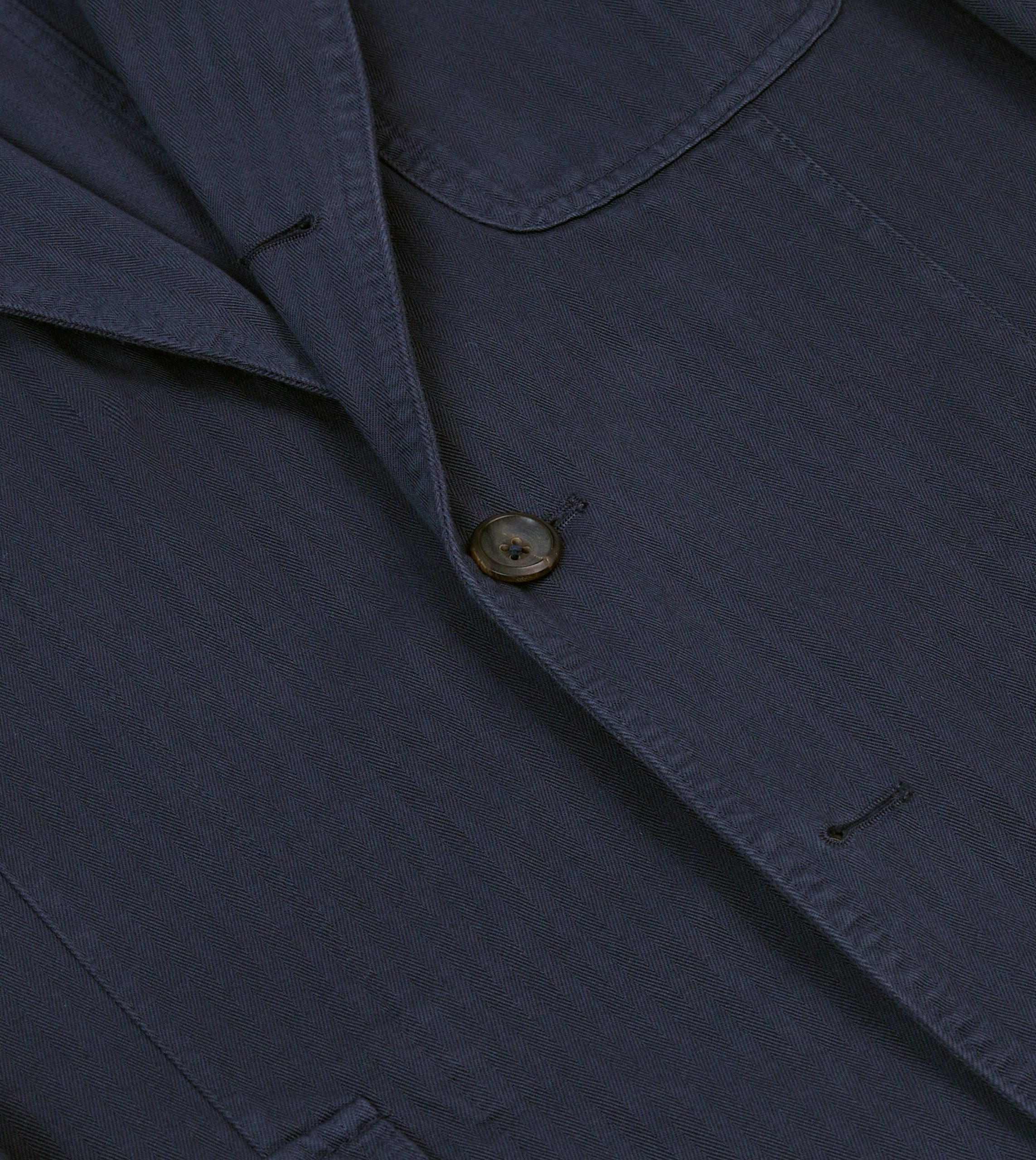 Navy Herringbone Cotton Games Blazer Mk. I - Image 4
