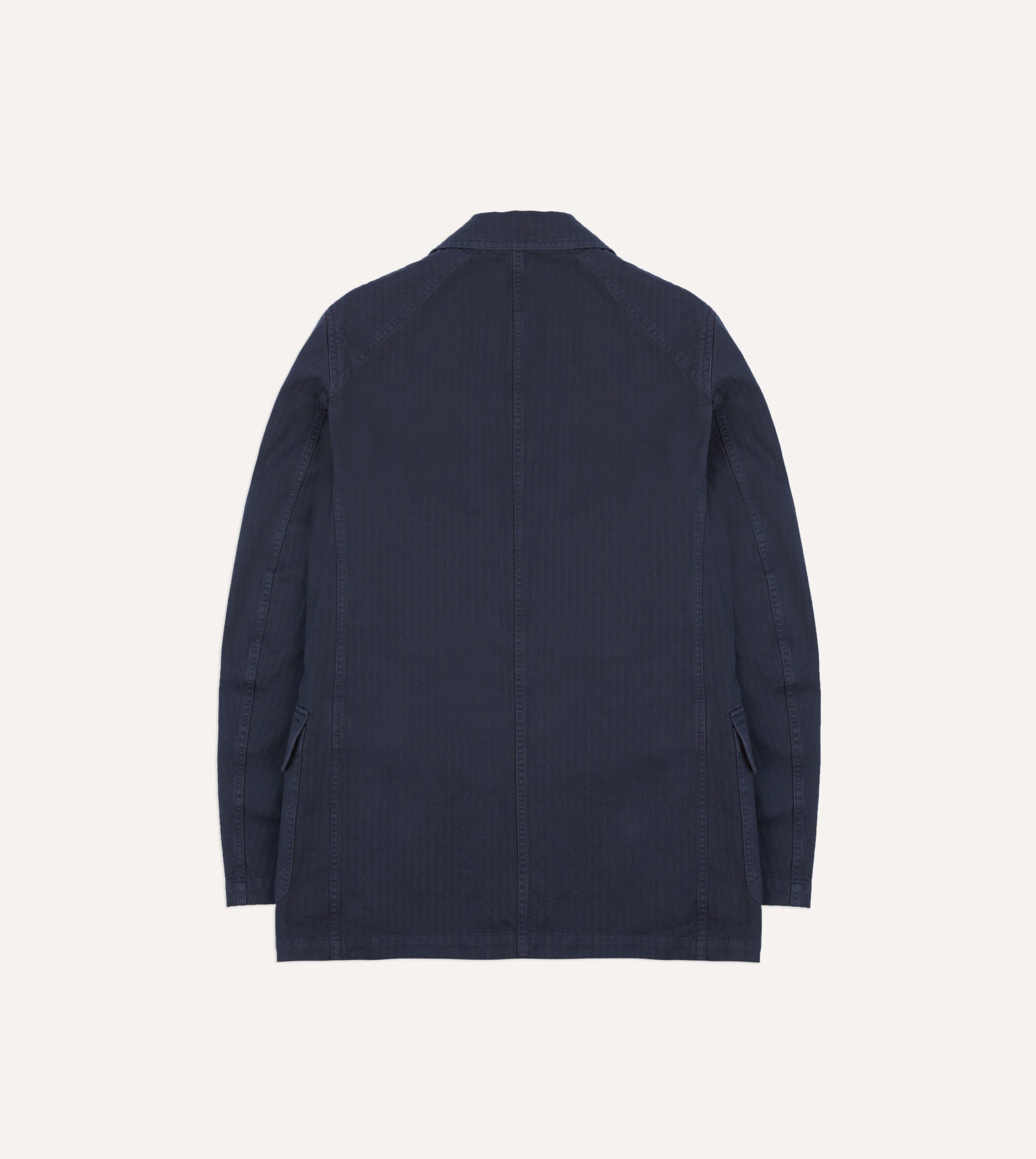 Navy Herringbone Cotton Games Blazer Mk. I - Image 7