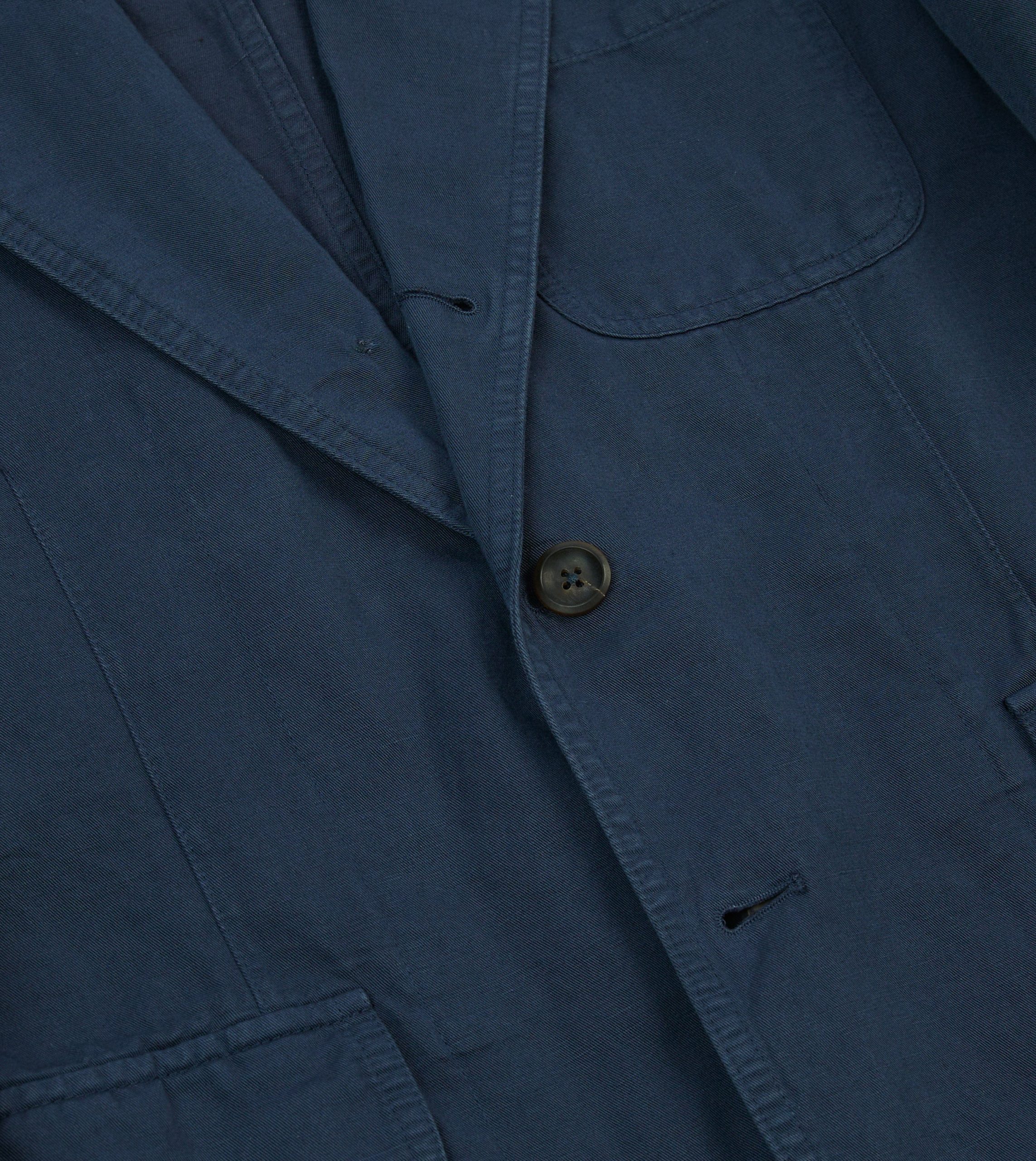 Navy Cotton Linen Games Blazer Mk. I - Image 5