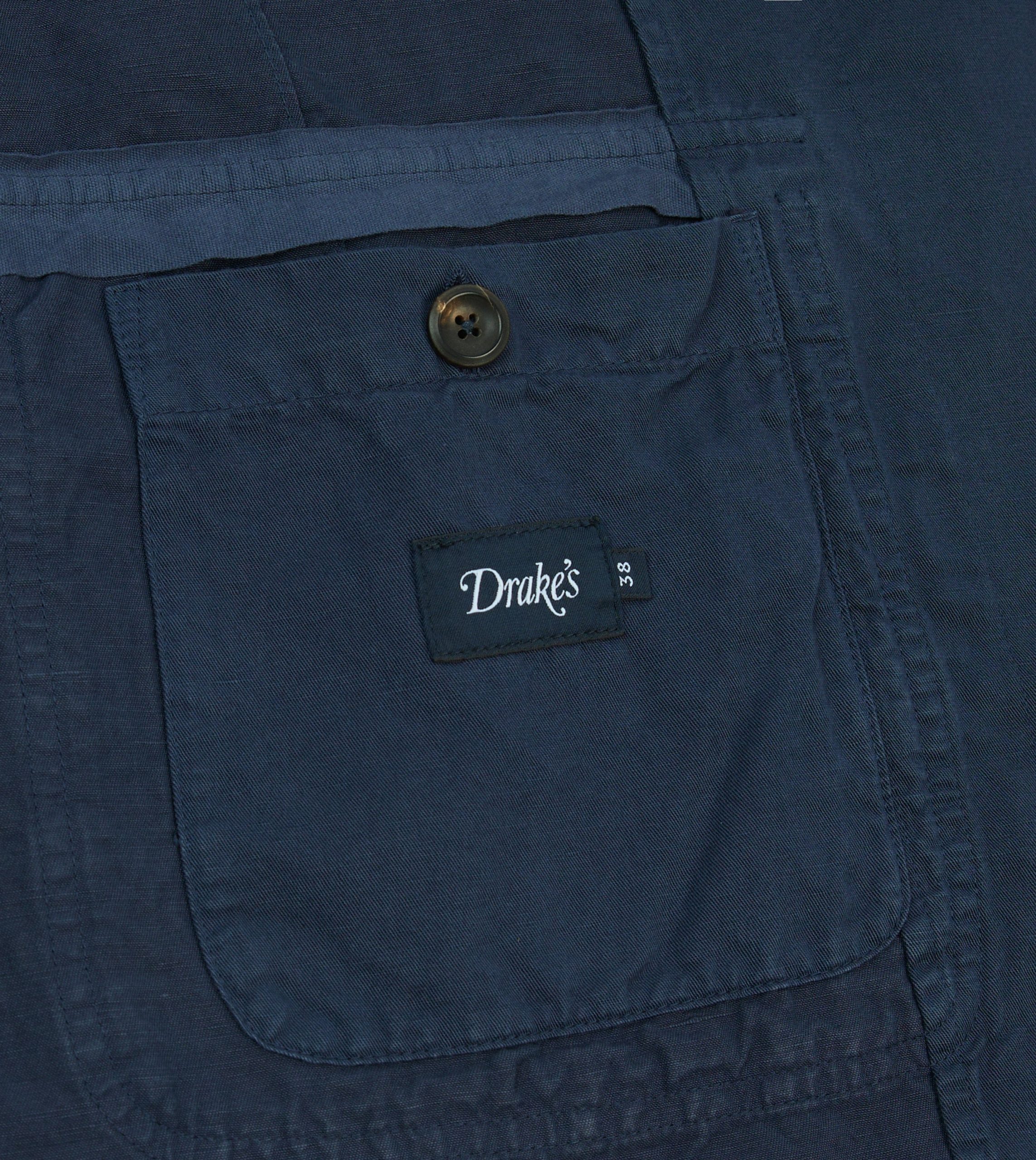 Navy Cotton Linen Games Blazer Mk. I - Image 7