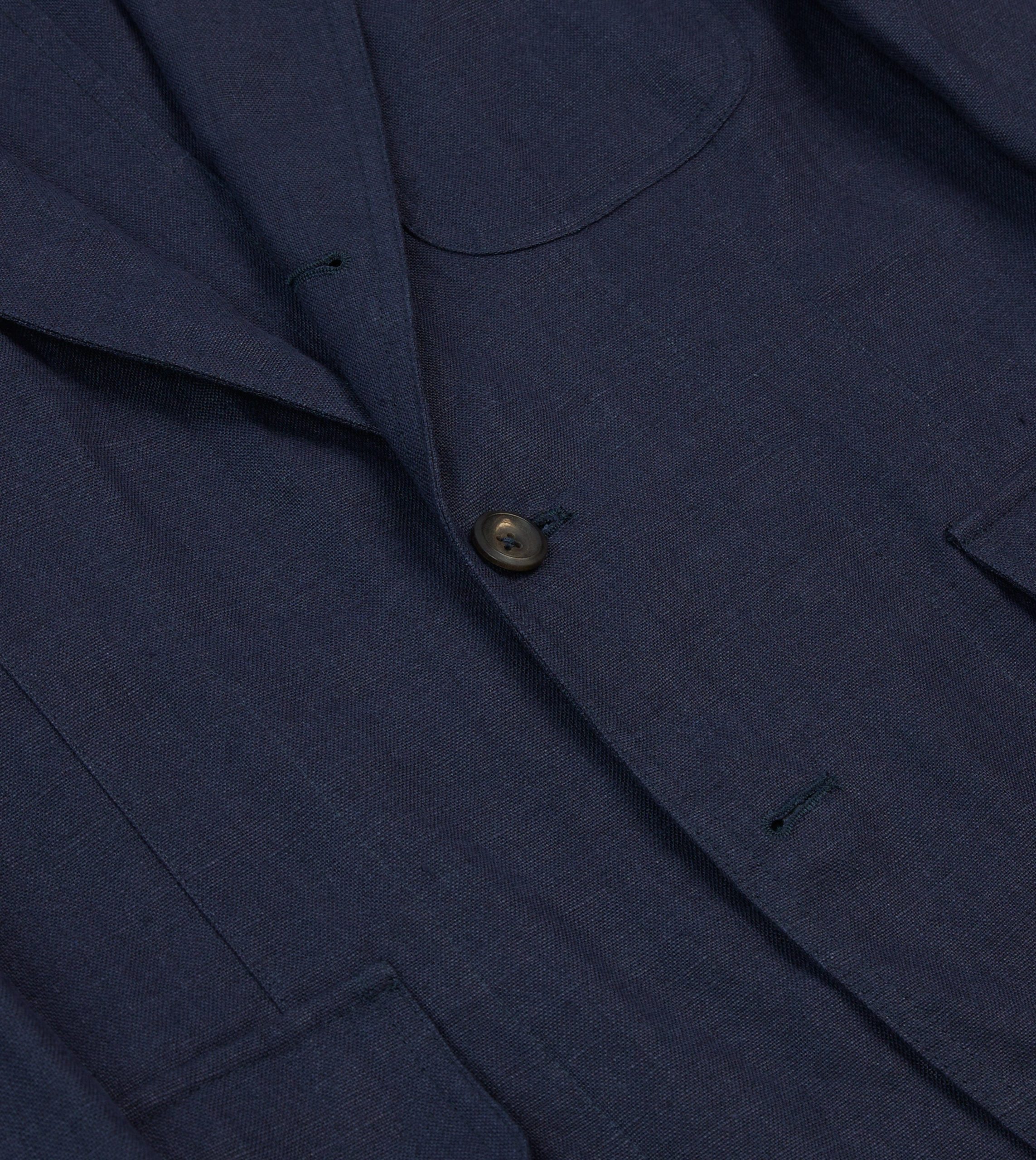 Navy Antique Linen Games Blazer Mk. I - Image 5