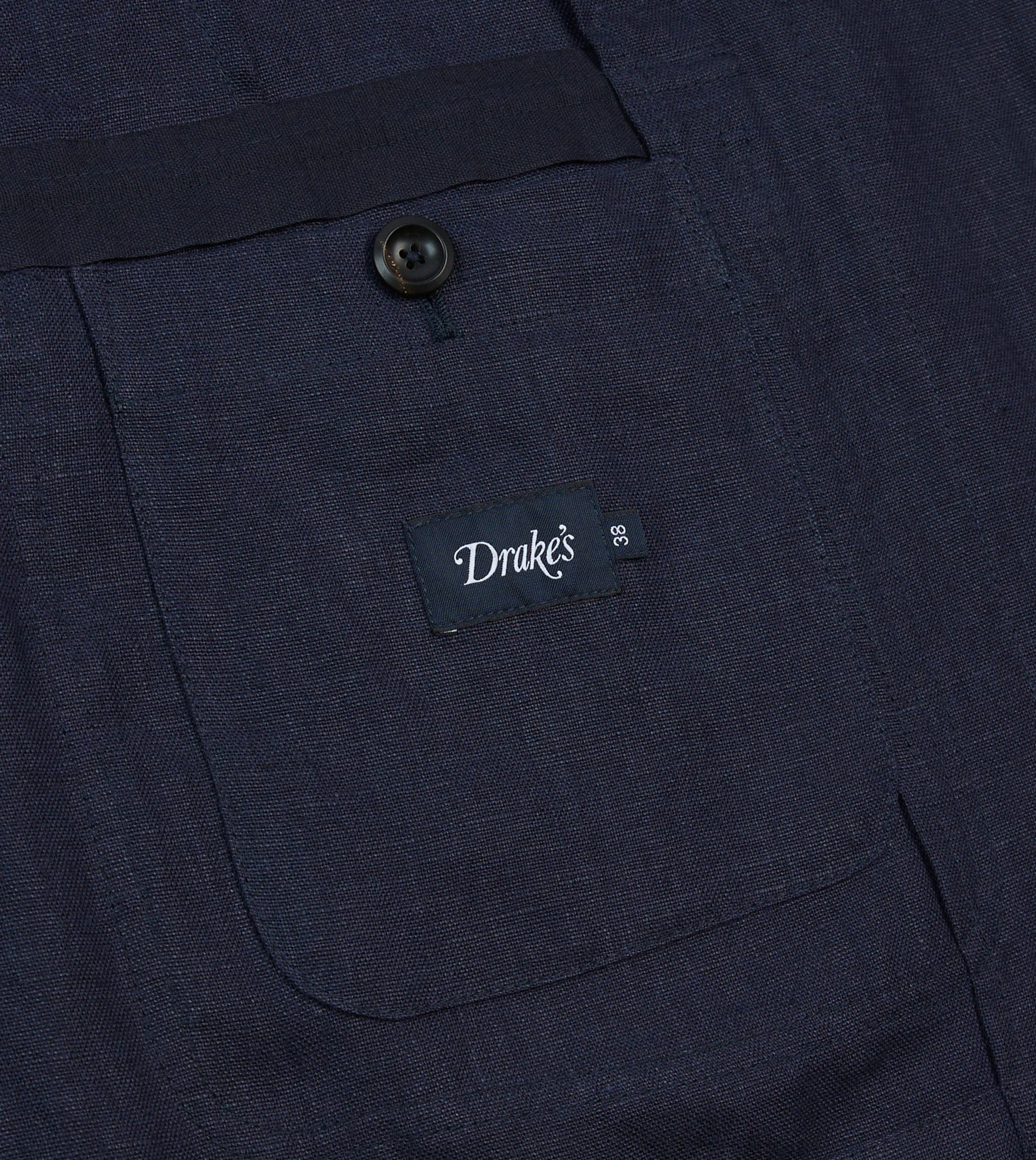 Navy Antique Linen Games Blazer Mk. I - Image 7