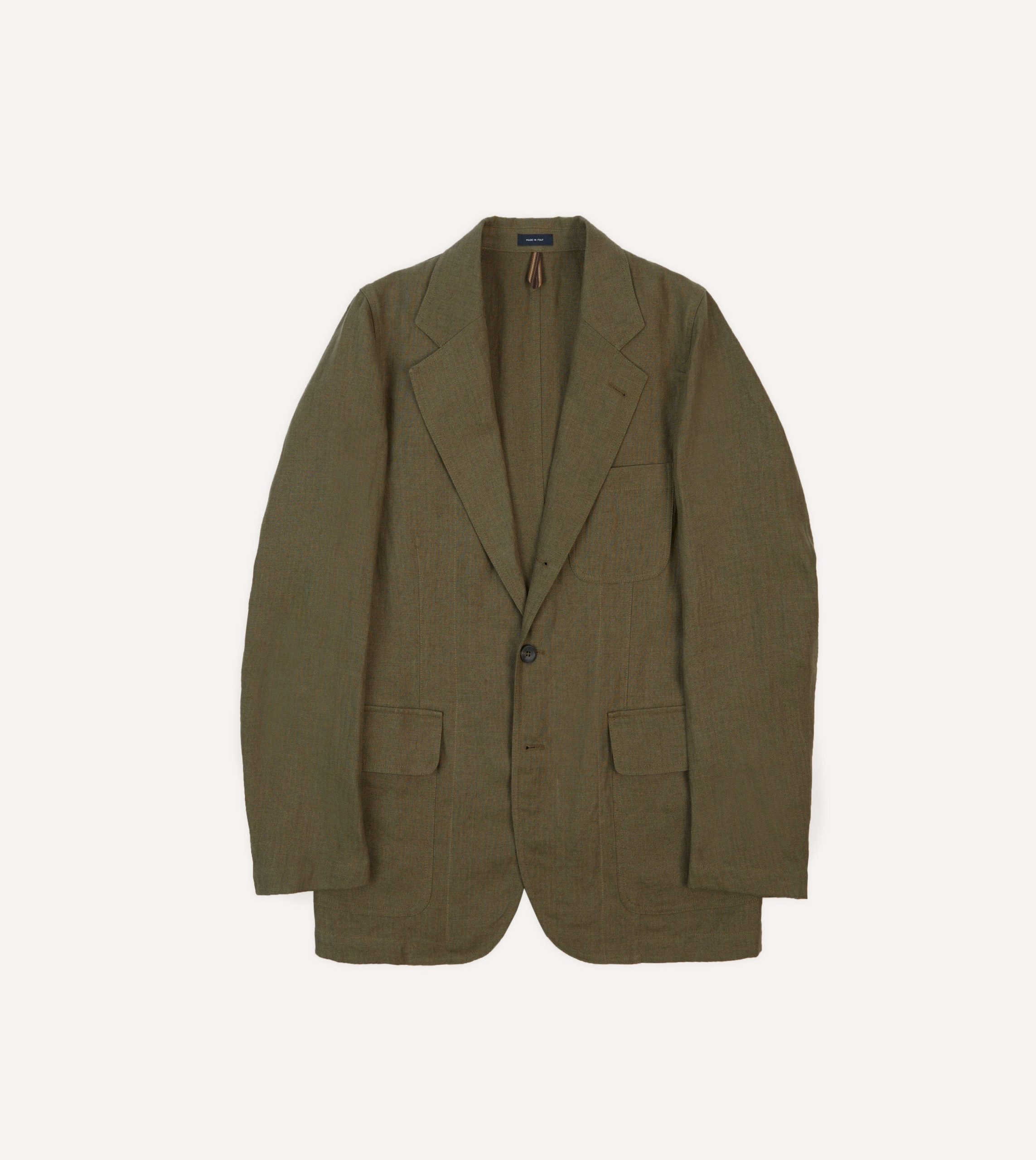 Olive Antique Linen Games Blazer Mk. I
