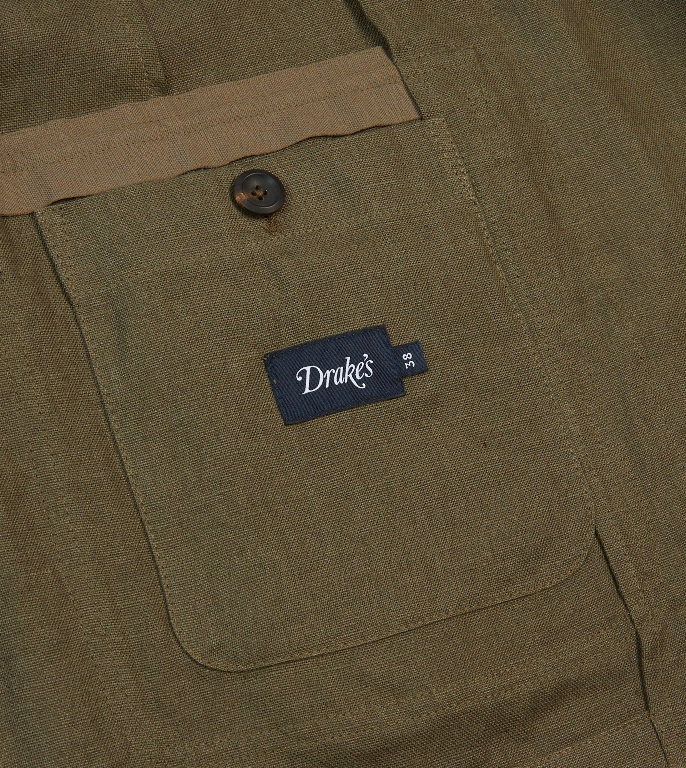Olive Antique Linen Games Blazer Mk. I - Image 7