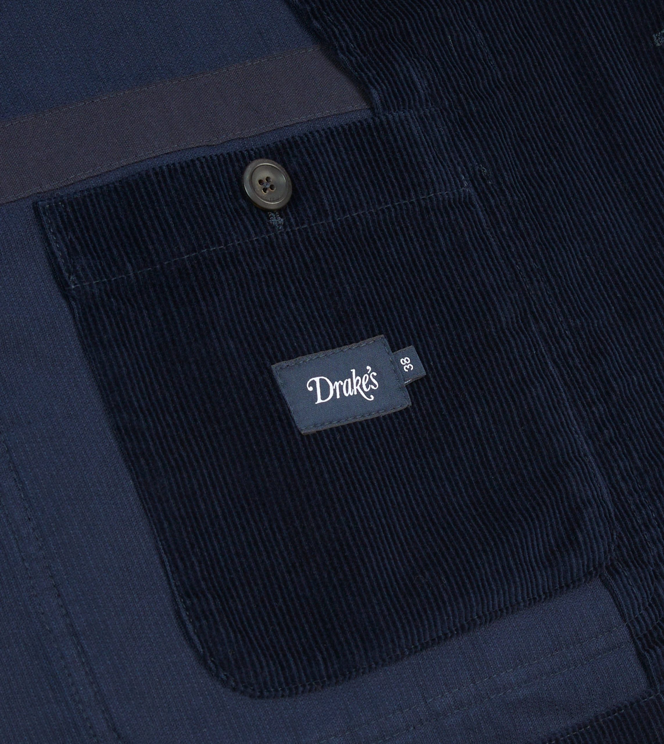 Navy Cotton Corduroy Field Games Blazer - Image 8