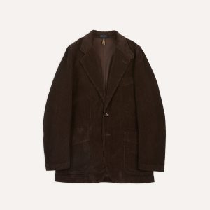 Brown Cotton Corduroy Field Games Blazer