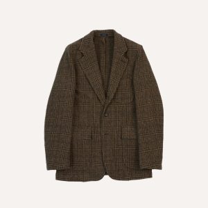 Brown Check Harris Tweed Games Blazer Mk. VII