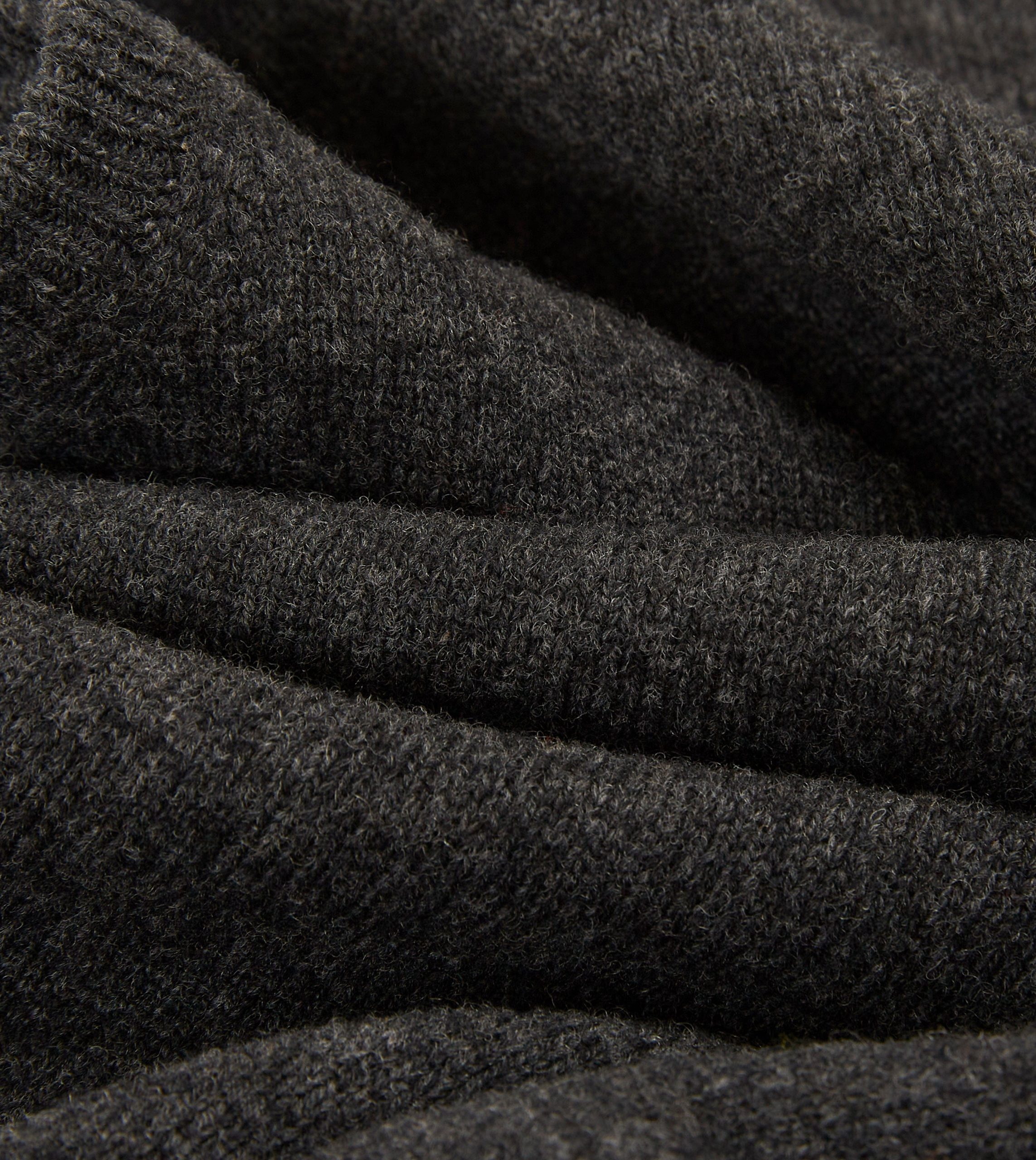 Charcoal Lambswool Sleeveless Cardigan - Image 2