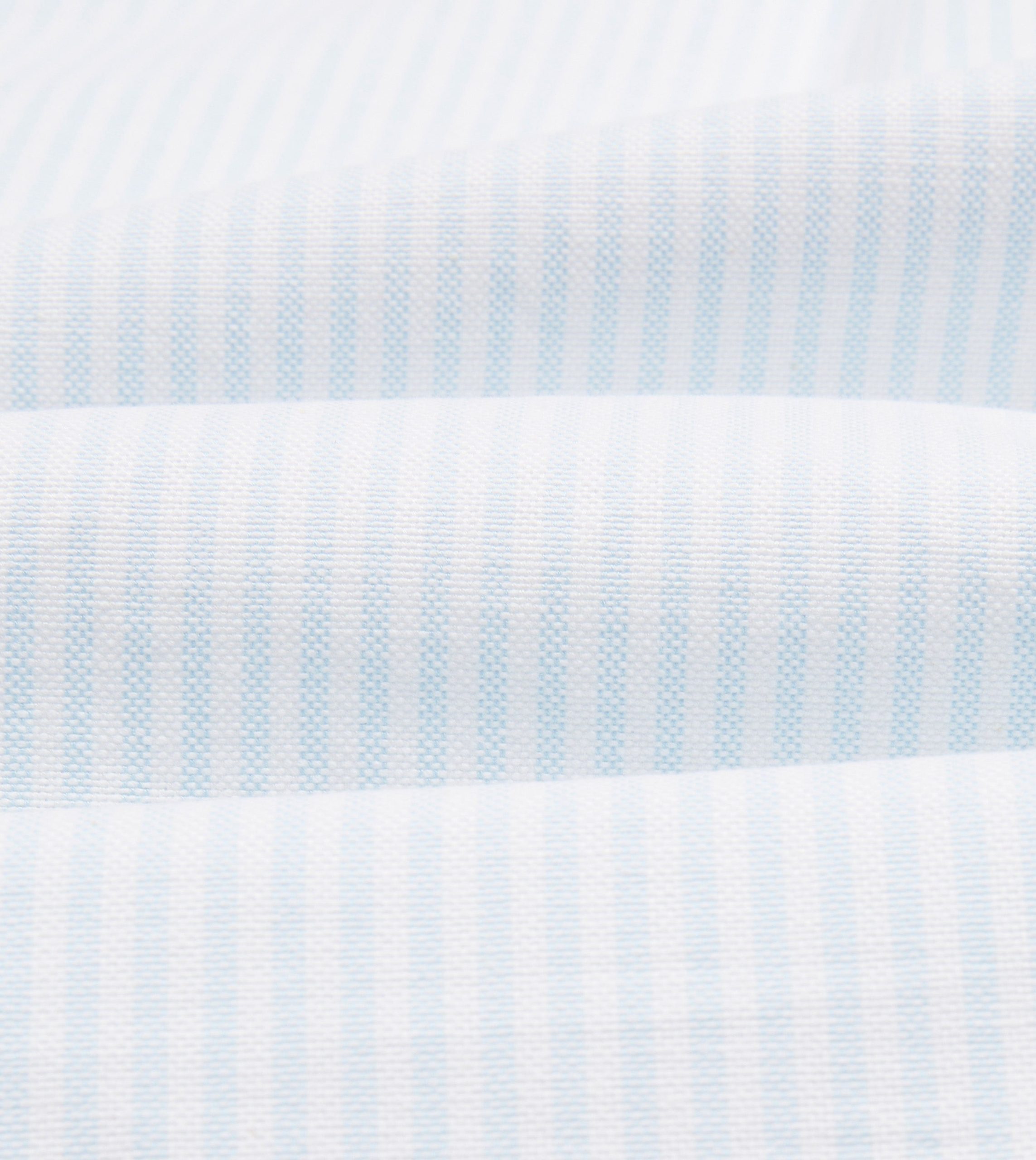Sky Ticking Stripe Cotton Oxford Cloth Button-Down Shirt - Image 2