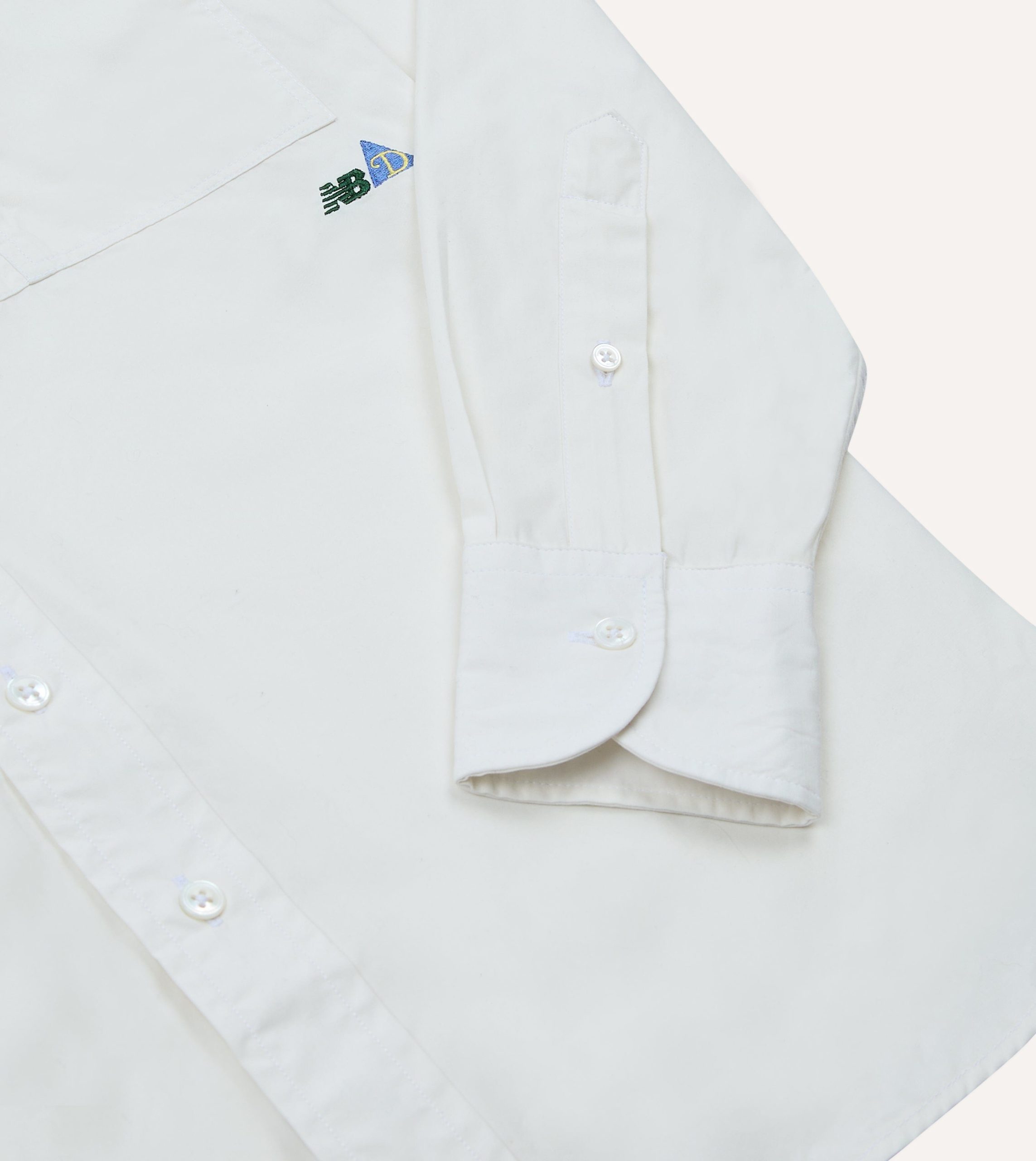 Drake's and New Balance Poplin Hiking Shirt - Image 5