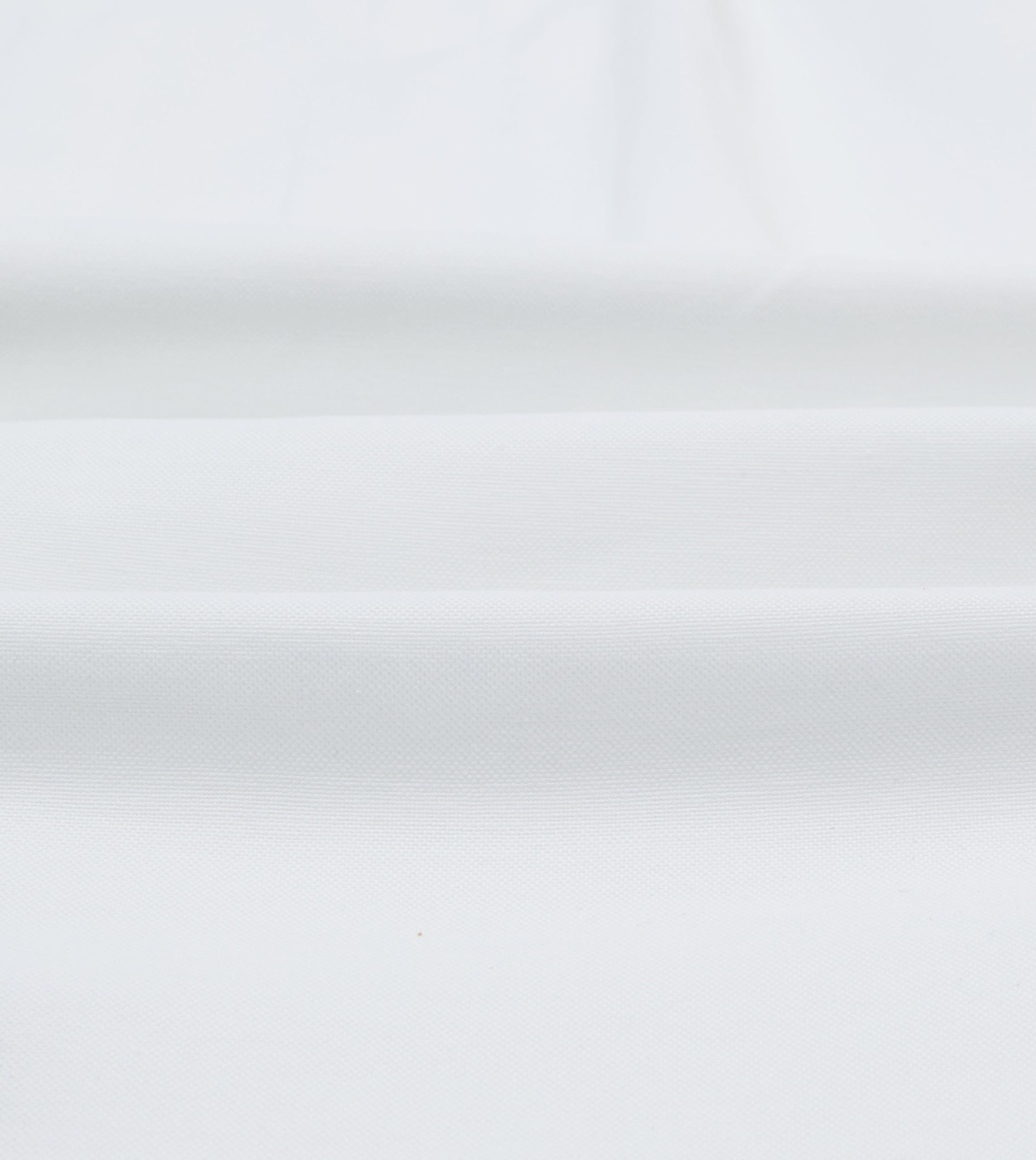 White Cotton Oxford Cloth Long Point Collar Shirt - Image 2