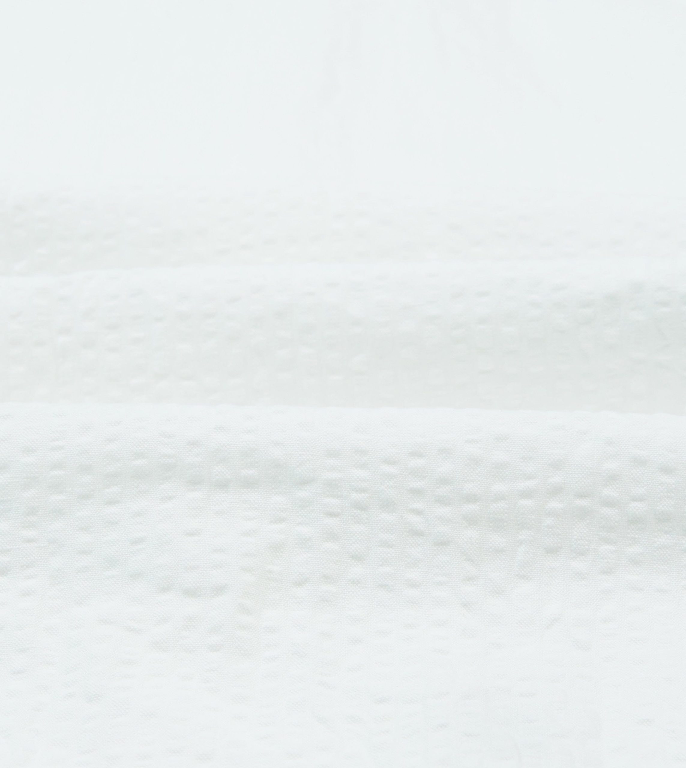 White Cotton-Linen Seersucker Camp Collar Short Sleeve Shirt - Image 2