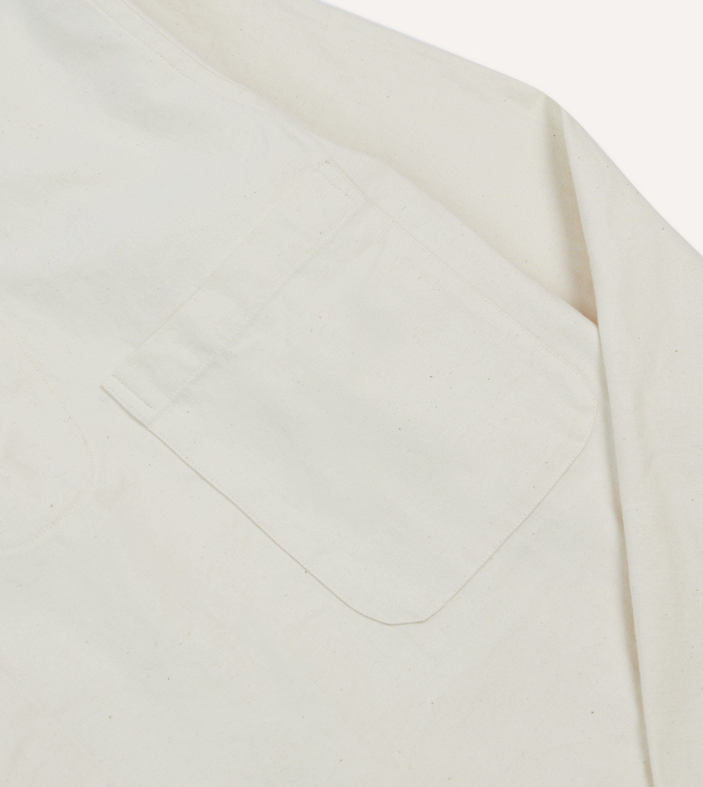 Ecru Cotton Twill Smock - Image 4