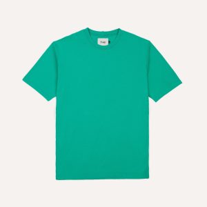Antique Green Lightweight Cotton Crew Neck Hiking T-Shirt
