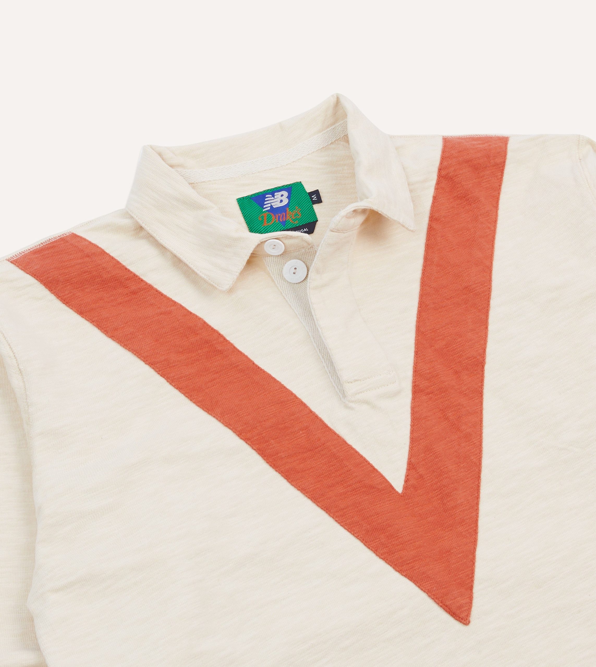 Drake's and New Balance '82 Flamé Rugby Shirt - Image 4