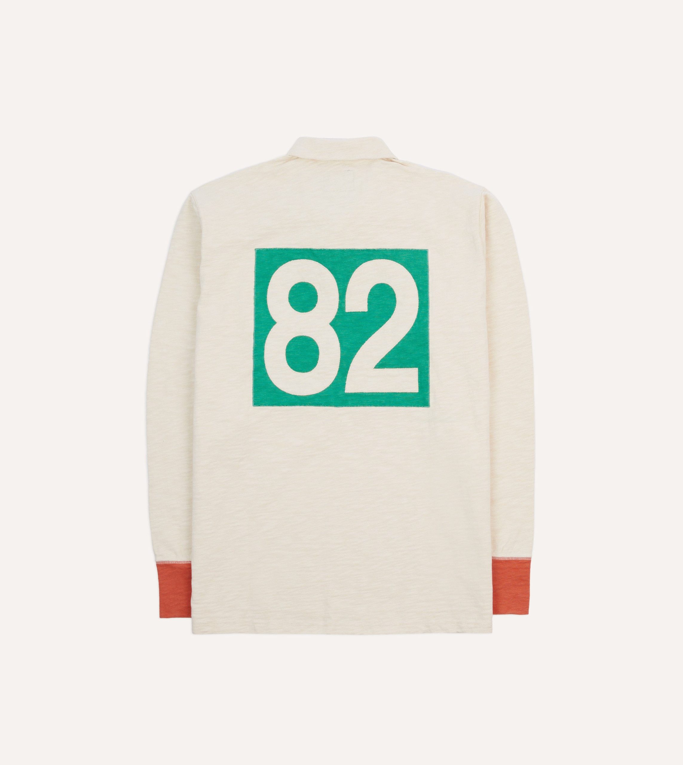 Drake's and New Balance '82 Flamé Rugby Shirt - Image 2