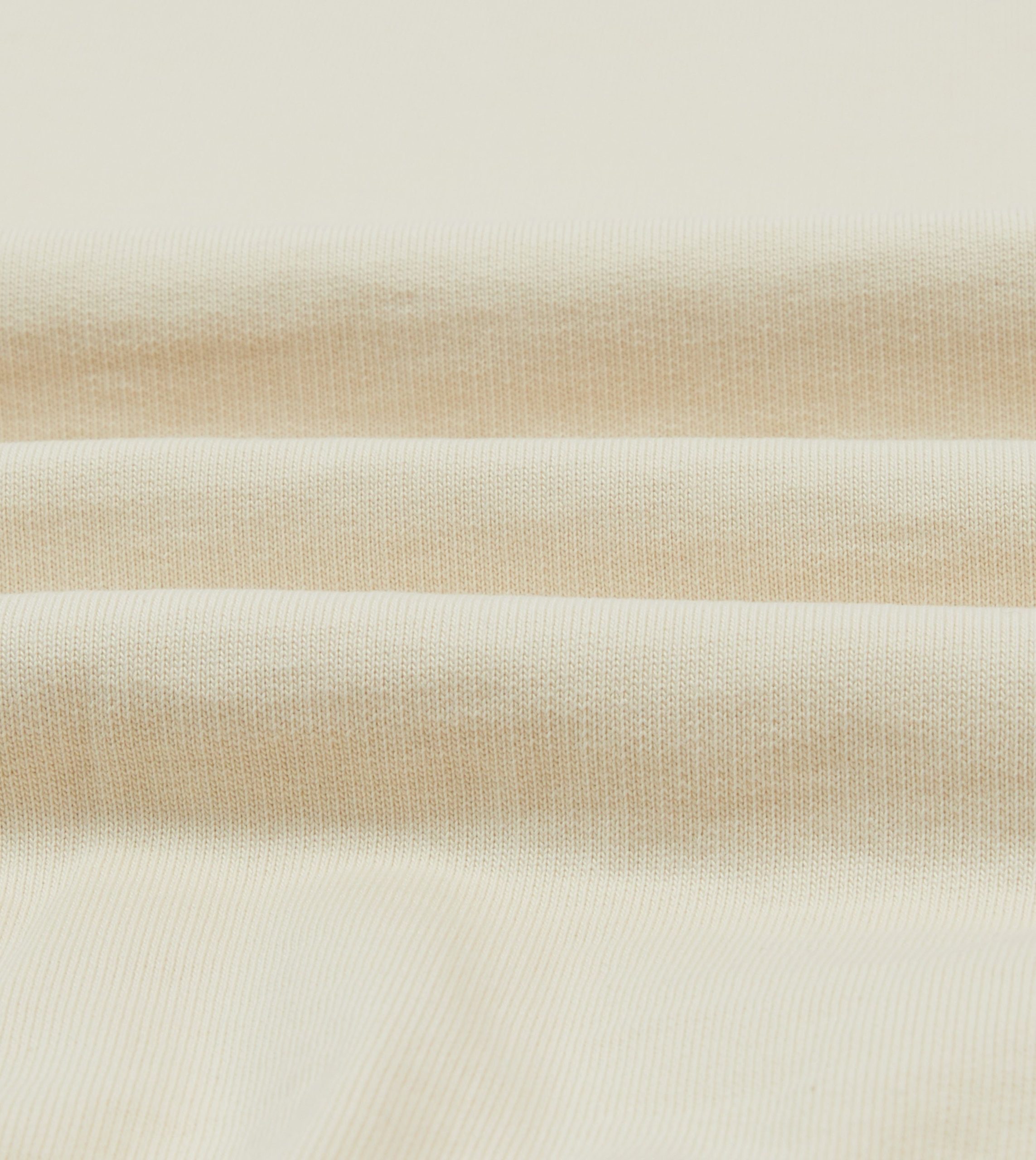 Ecru. Navy and Yellow Striped Rib Cotton Jersey Sweatshirt - Image 2