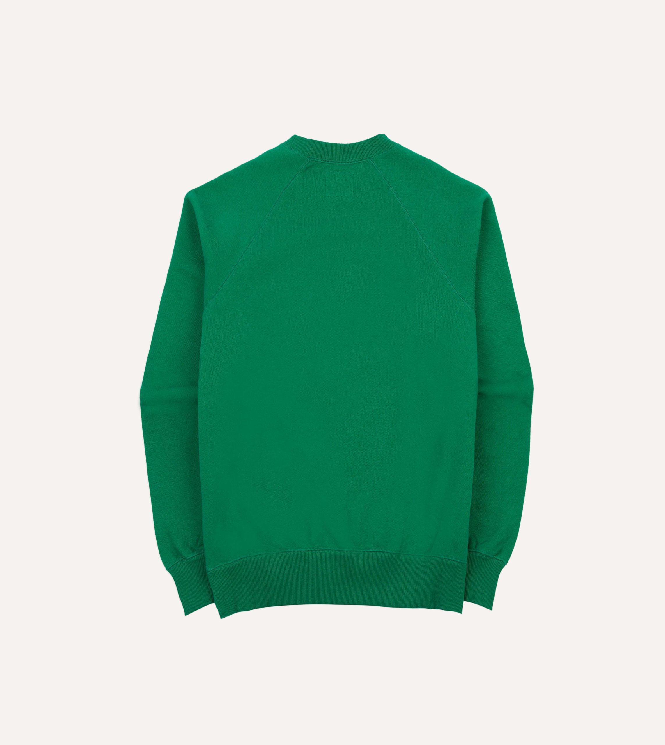 Green Cotton Cashmere Sweatshirt - Image 5