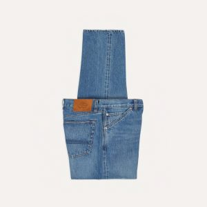 Custom Wash 14.2oz Japanese Selvedge Denim Five-Pocket Jeans