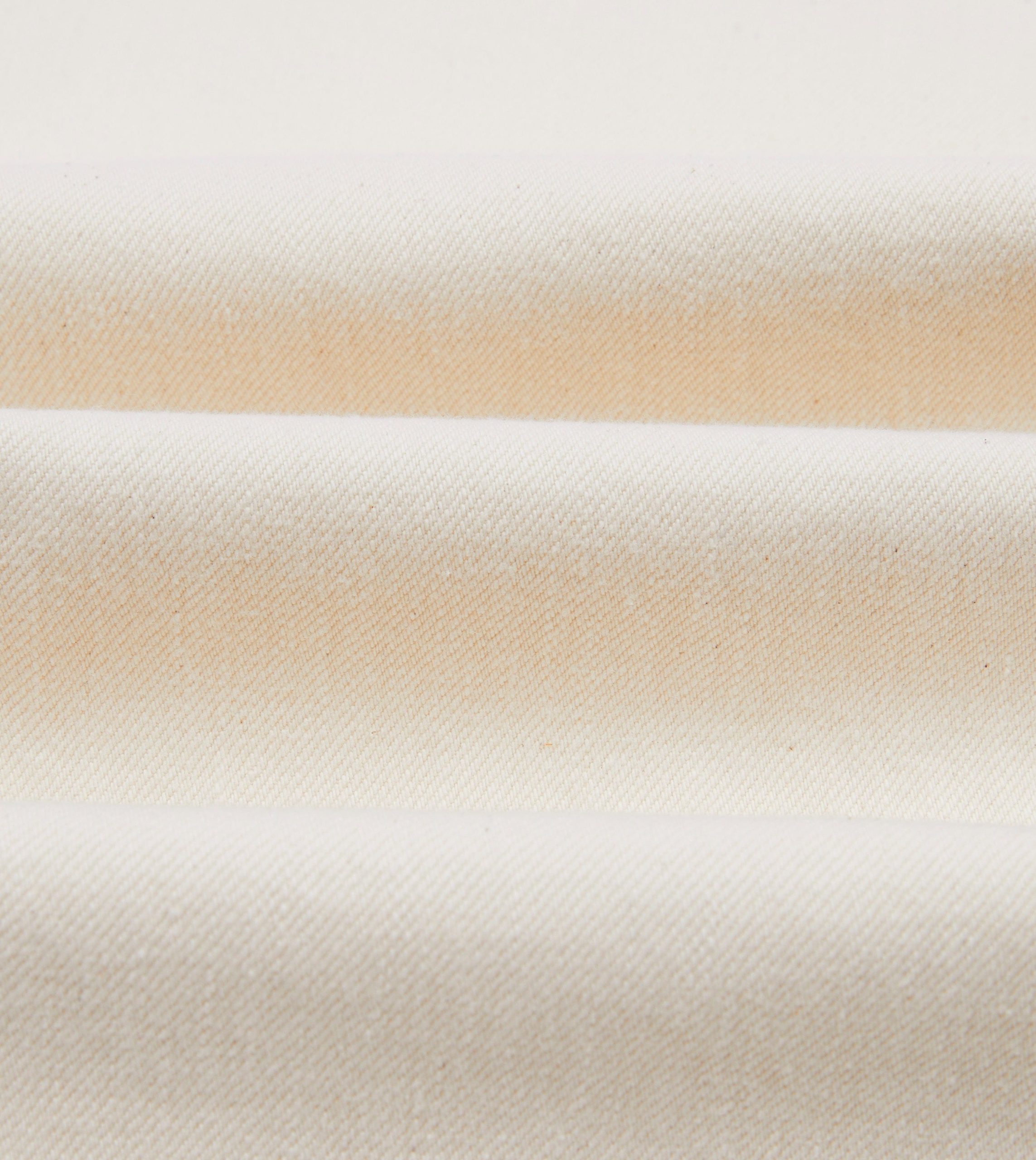 Ecru 12.7oz Selvedge Denim Tonal Stitch Five-Pocket Jeans - Image 2