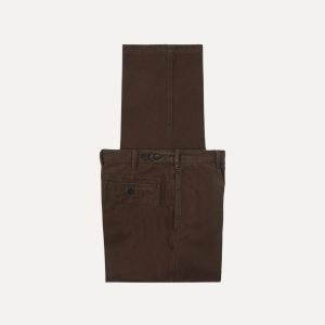 Cocoa Heavy Cotton Twill Games Trousers