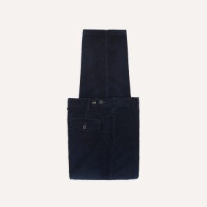 Navy Cotton Corduroy Field Games Trousers