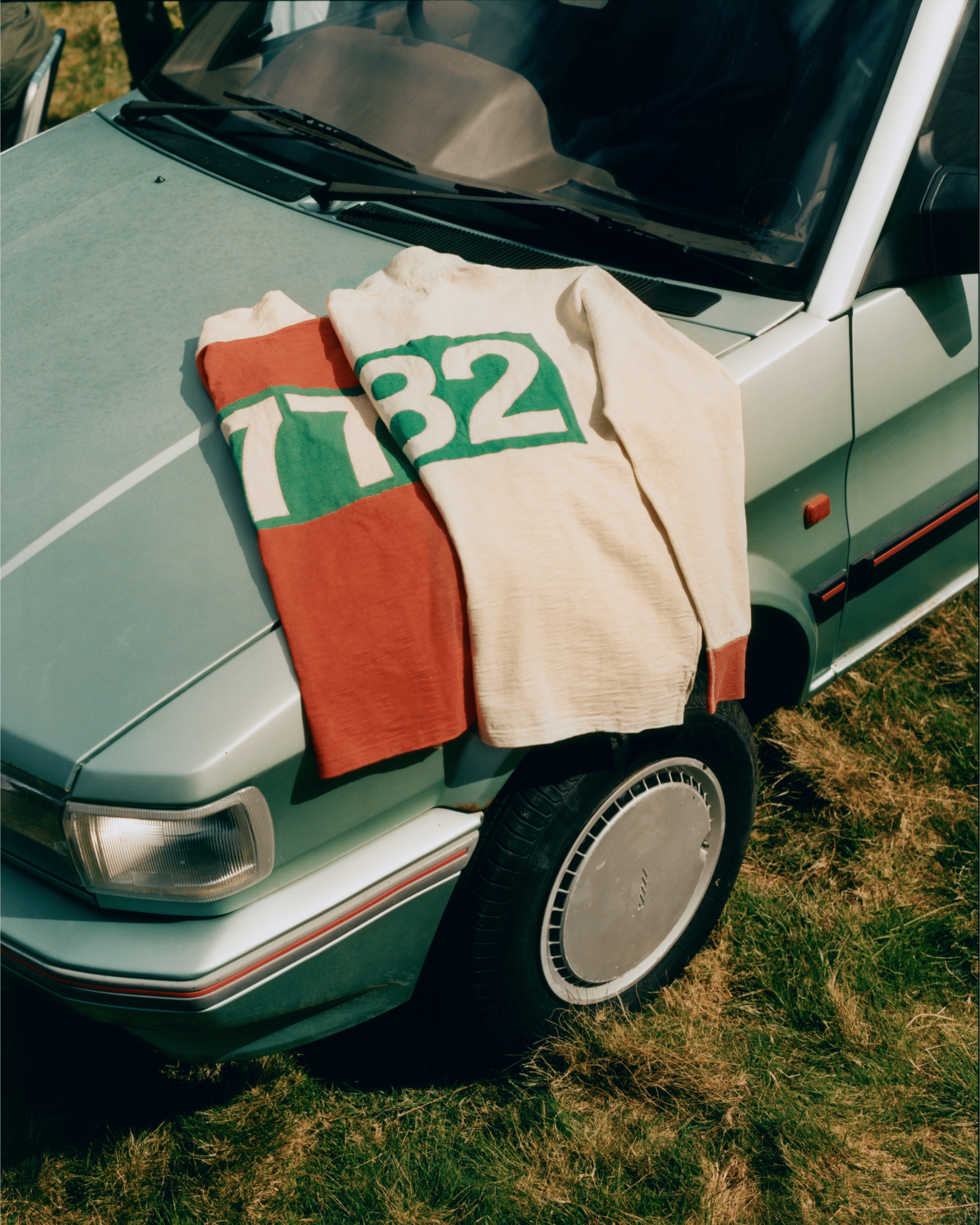 Drake's and New Balance '77 Flamé Rugby Shirt - Image 8